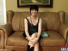 UhEbony presents: Amateur cutie playing with her pussy