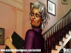 UhEbony presents: I fucked my granny neighbor (big black ass)