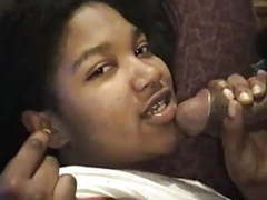 UhEbony presents: Indian girl blows and is fingered