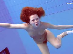 UhEbony presents: Matrosova hot ginger pussy in the pool
