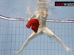UhEbony presents: Sexy hot girl swimming in the pool