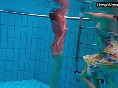 UhEbony presents: Bubarek and birtakik enjoy eachother in the pool