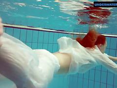 UhEbony presents: Redhead diana hot and horny in a white dress