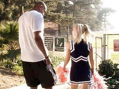UhEbony presents: Petite teen cheerleader alyssa branch fucks bbc