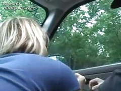 UhEbony presents: Car handjob m27