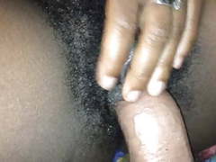 UhEbony presents: Ebony with hairy pussy and long pussy lips