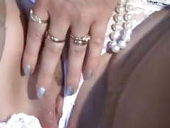 UhEbony presents: Mature mom upskirt, flashing, fingering smooth shaved pussy