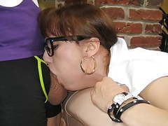 UhEbony presents: Chelsy sun is the naughty secretary (french amateur glasses)
