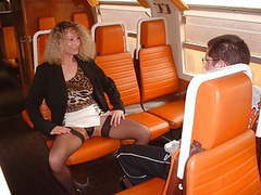 UhEbony presents: Virgin boy and nasty mom in train