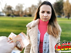 UhEbony presents: German scout - tiny teen mona fuck for cash at pickup cast