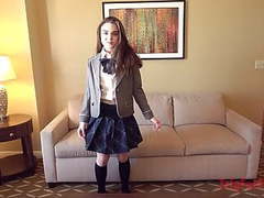 UhEbony presents: I put a school uniform on a girl who just turned 18 yo, Nipples, Teen, Interracial, Softcore, HD Videos, Cosplay, 18 Year Old, School Uniform, Nude Teens, Porn for Women, Uniforms, American, Asian Guy White Girl, Interacial, 18 Yo Girl, 60 FPS, TripForFuc