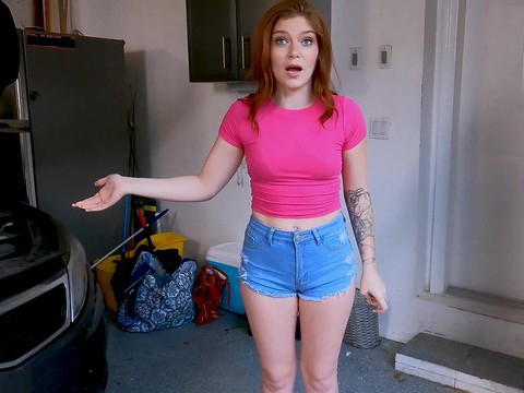 UhEbony presents: Redhead katerina deville with hot ass sucking a dick - hd