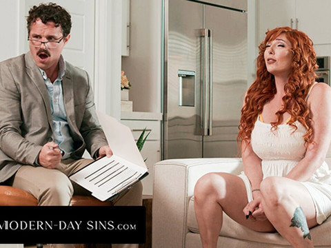 UhEbony presents: Modern-day sins - pervert therapist is obsessed with redhead milf lauren phillips's stunning body