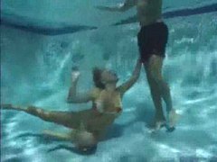 UhEbony presents: She has a threesome underwater