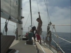 UhEbony presents: Interracial on a boat with a beautiful black girl