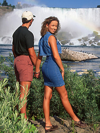 UhEbony presents: Pam Lee Enjoys the Sights and a Gangbang at Niagara Falls