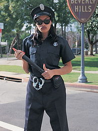 UhEbony presents: Cherry Lee, This Corrupt L.A. Cop Takes What She Wants